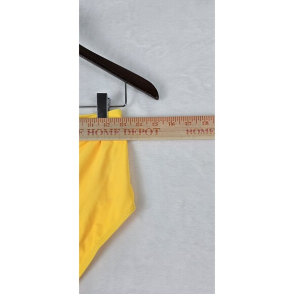 Yellow Floral Two-Piece Tankini Bikini Swimsuit Women Small Dress Set - Picture 5 of 9